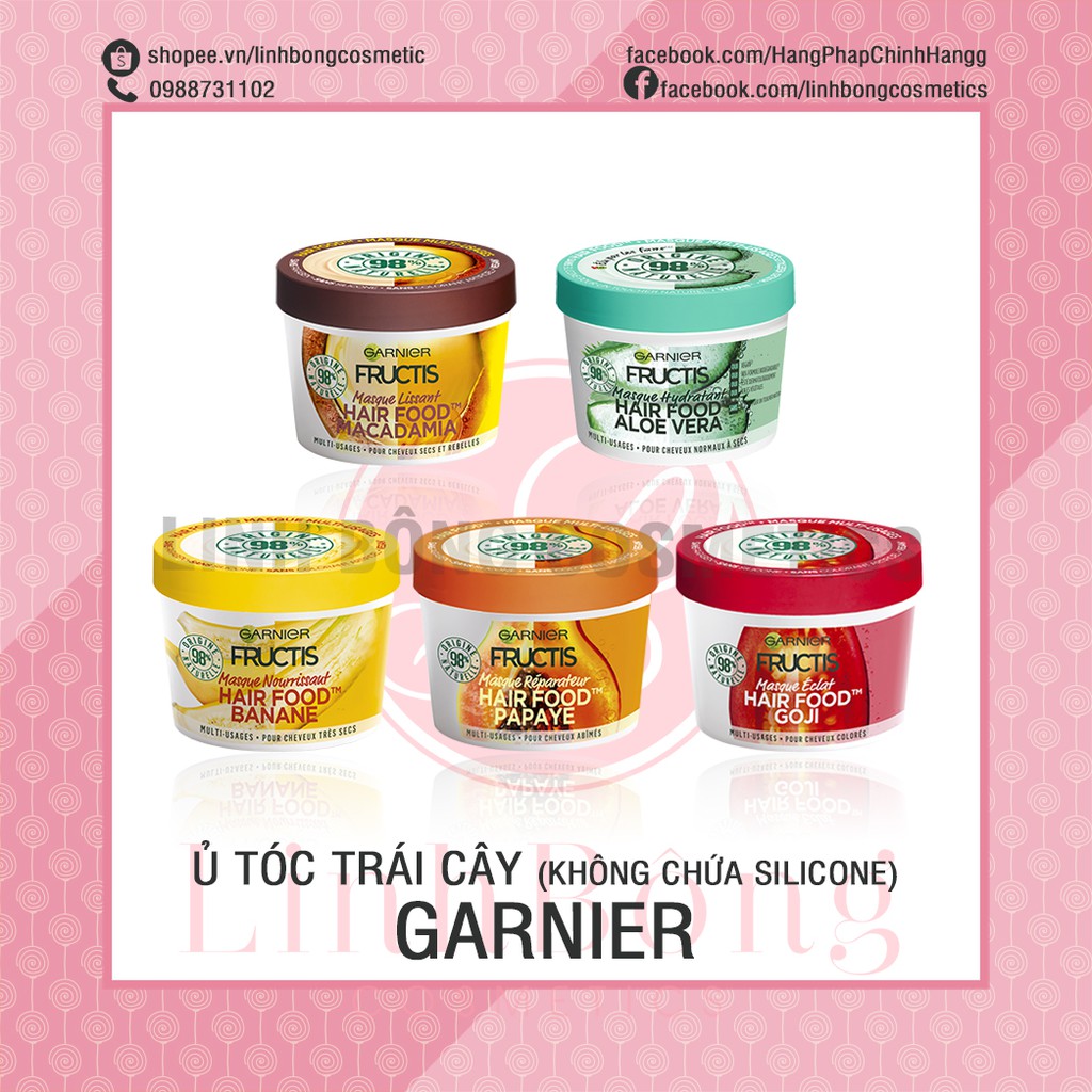 Ủ TÓC SIÊU PHỤC HỒI TRÁI CÂY 3IN1 GARNIER FRUCTIS (hàng Pháp đủ bill) | BigBuy360 - bigbuy360.vn