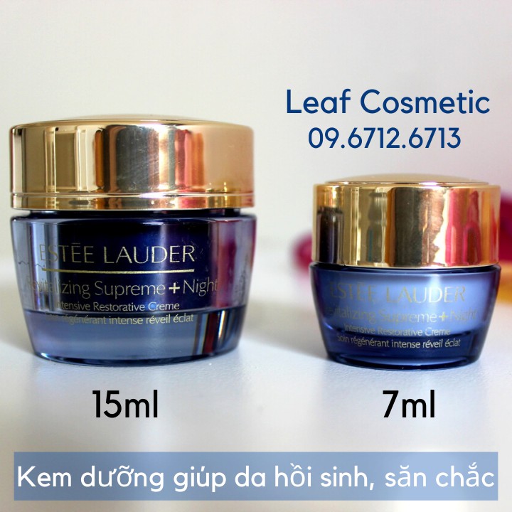 [ 7ml - 15ml ] Kem dưỡng da ban đêm Estee Lauder Revitalizing Supreme+ Night