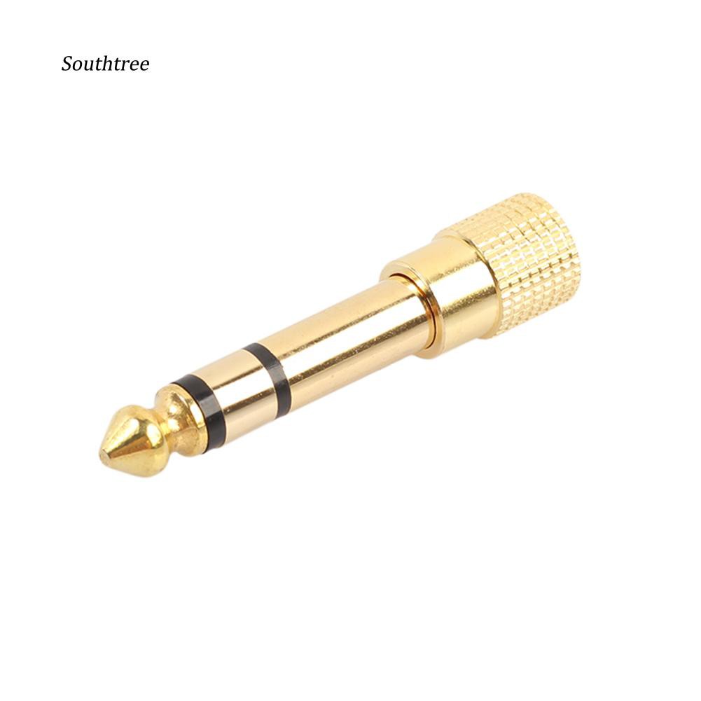 Jack chuyển đổi đầu cắm 6.35mm sang lỗ cắm 3.5mm gắn tai nghe tiện dụng