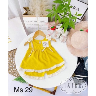 Sét bộ cho bé gái size 7-20kg.