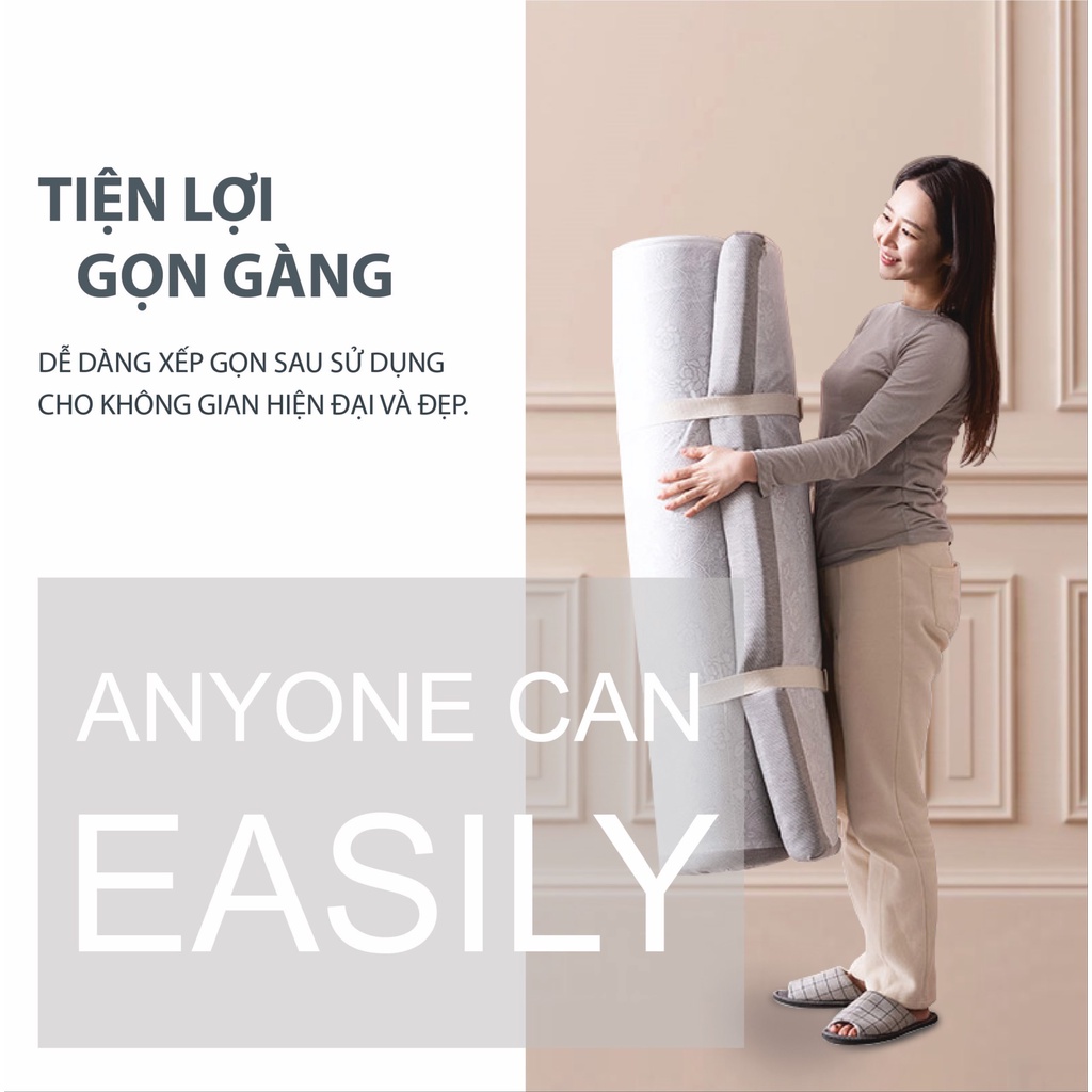 Nệm Tăng Tiện Nghi SAMICK COMFY TOPPER Hàn Quốc - Tấm làm mát và tăng độ êm cho nệm