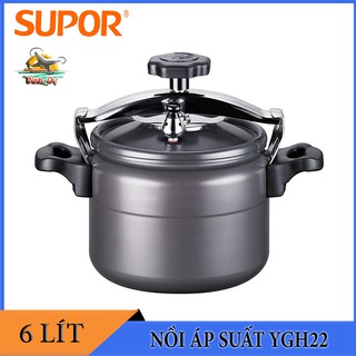 Nồi áp suất Supor 6 Lít YGH22 - Nồi hầm ga bằng nhôm