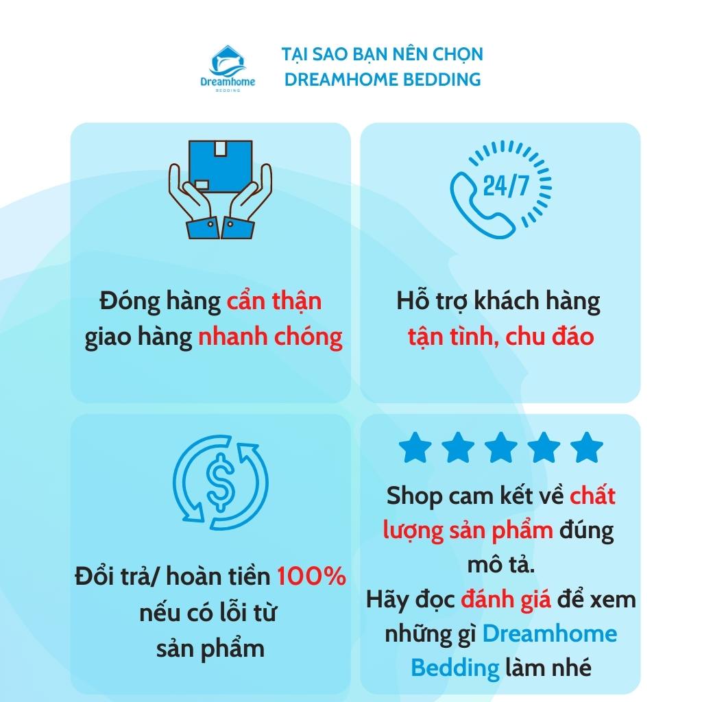 Bộ chăn ga gối nỉ lông thỏ cao cấp, trơn màu mềm ấm sang trọng Dreamhome