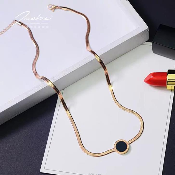 Dây chuyền nữ đẹp titan cao cấp choker đeo sát