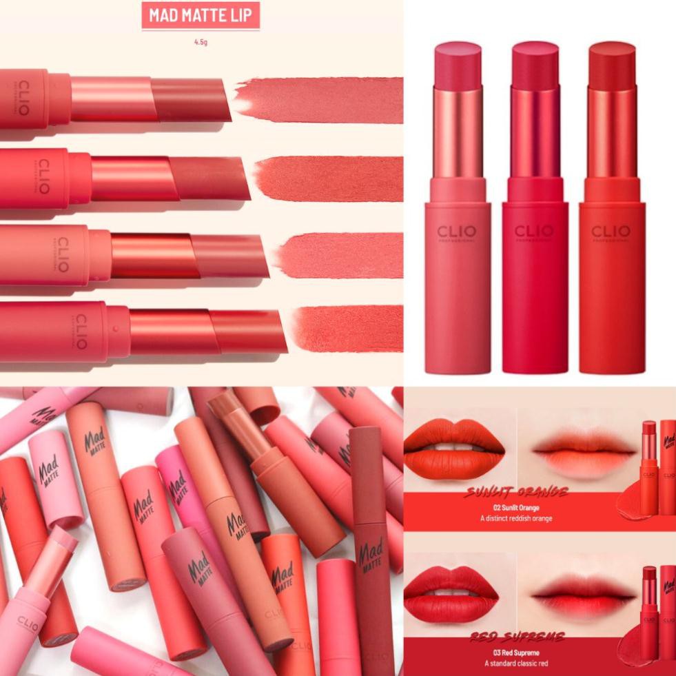 Son Thỏi Lì CLIO MAD MATTE (Có Bill ) | BigBuy360 - bigbuy360.vn