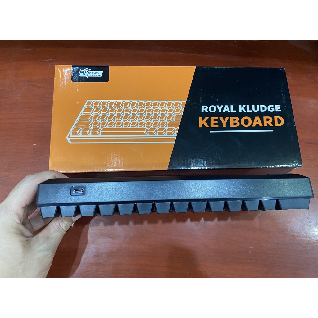 HOTSWAP - Bàn phím Cơ mini Royal Kludge RK61 RGB 60% kết nối 3 chế độ Dây, Bluetooth 5.1 và Wireless 2.4G - Chính Hãng