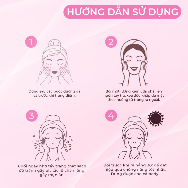 Kem Chống Nắng 3W CLINIC Crystal White Milky Sun Cream Spf 50/ PA +++ Hàn Quốc 50ml