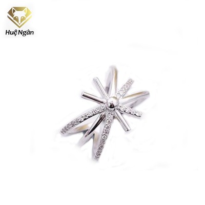 Nhẫn bạc Ý 925 Huệ Ngân - Hậu duệ mặt trời S160014J