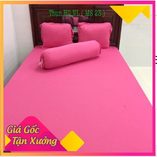 Bộ Drap Thun Màu Hàn Quốc Mát Lạnh