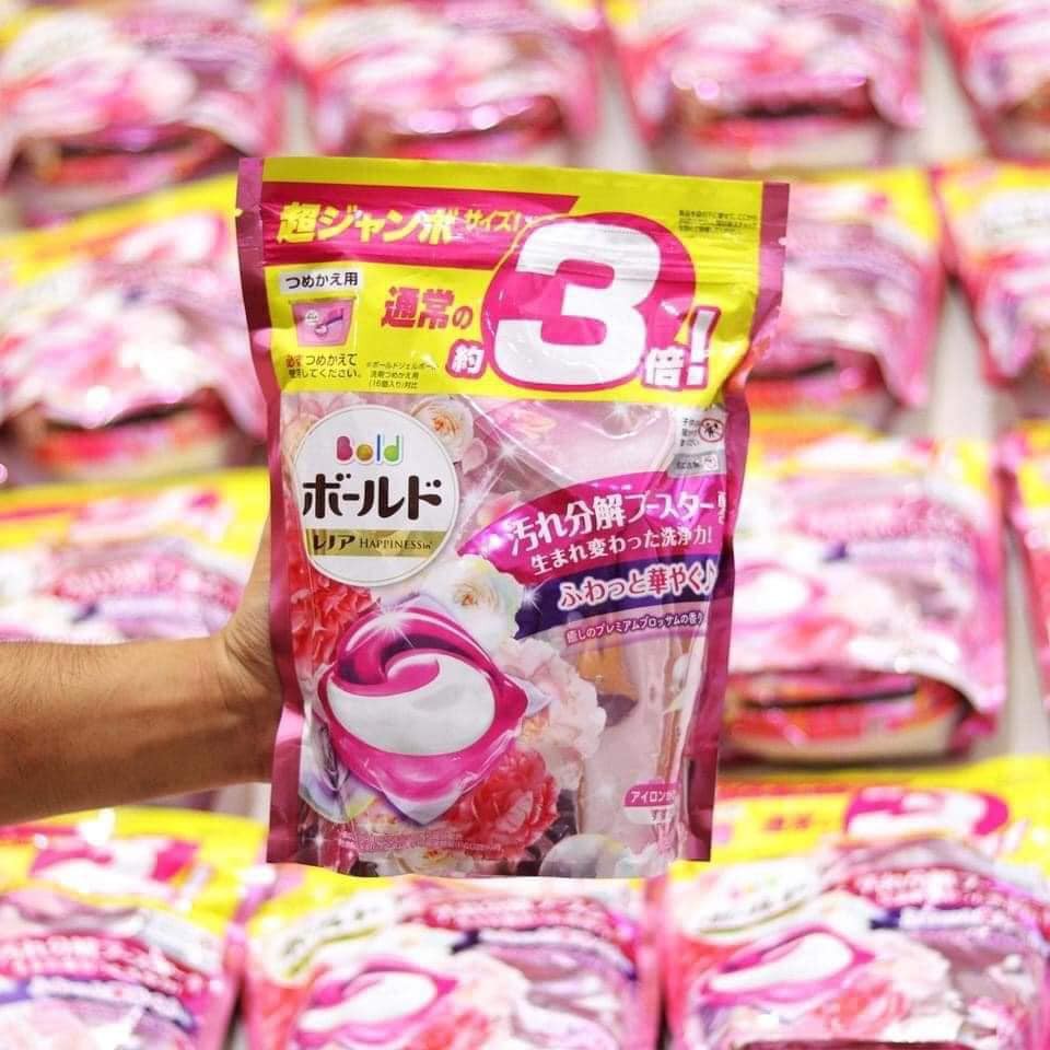 Viên giặt xả gelball 3D Nhật Bản