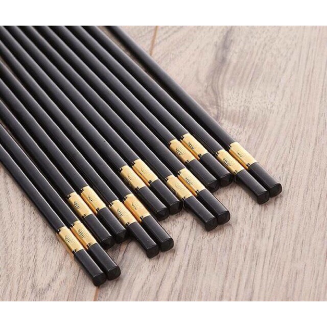 COMBO 10 ĐÔI ĐŨA SỪNG XUẤT NHẬT KHẲM VÀNG CAO CẤP