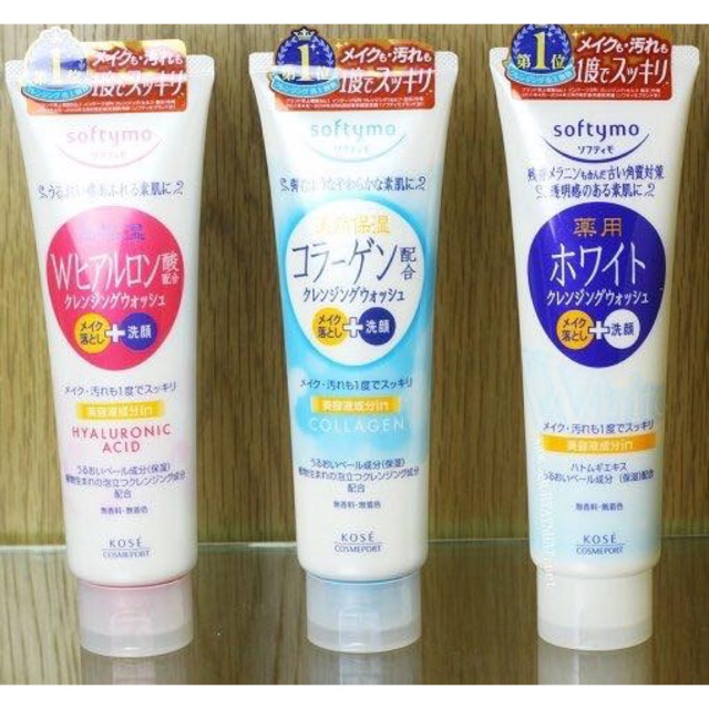 Công dụng của Sữa rửa mặt Kose Softymo White Nhật Bản