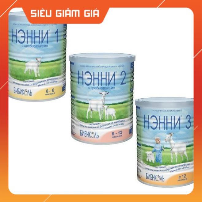 [Xả kho] Sữa dê Nany Vitacare bổ sung DHA 800g số 1-2-3 (Nga)
