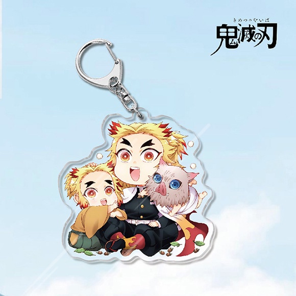 Móc Chìa Khóa Bằng acrylic Hình Demon Slayer Kamado Nezuko Kamado Tanjirou Agatsuma Zenitsu