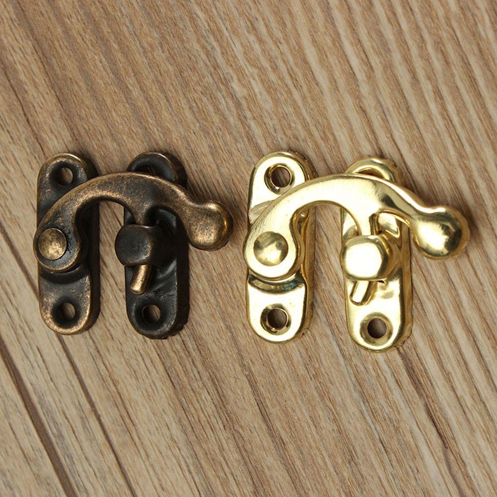 Ổ Khóa Hộp Gỗ Bằng Sắt Cứng Chống Ăn Mòn Tiện Dụng DIY