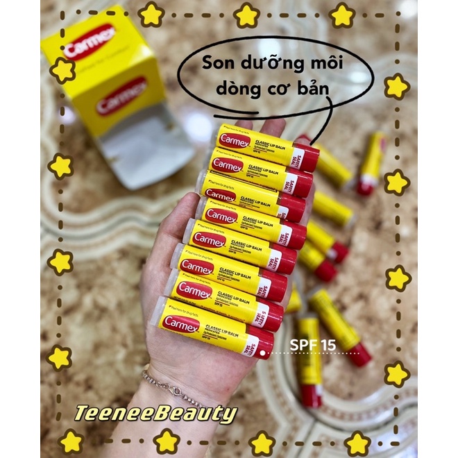 [Không mùi] SON DƯỠNG MÔI CARMEX - dạng thỏi