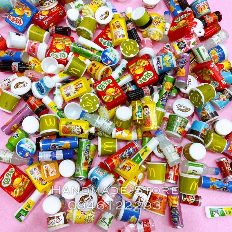 Charm đồ hộp các loại