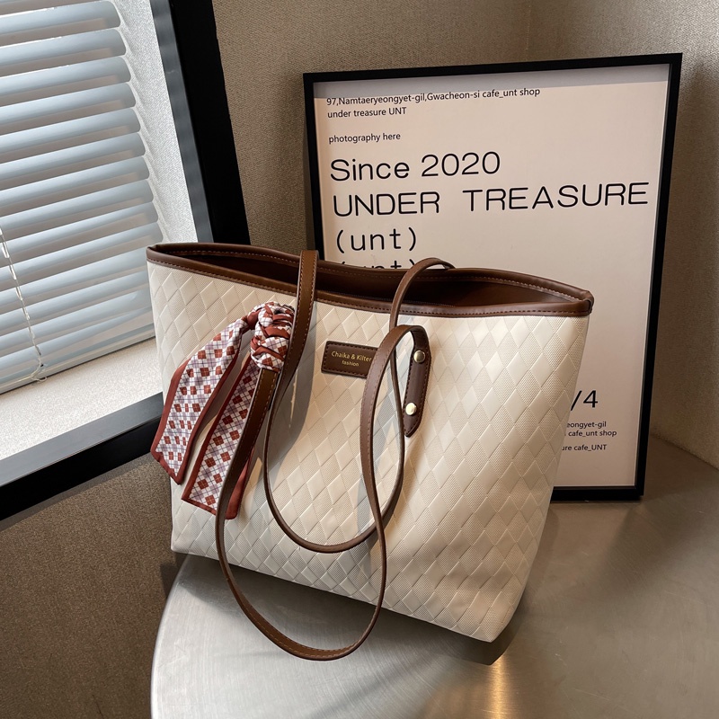 Túi tote Đeo Vai Cỡ Lớn Kiểu retro Cá Tính