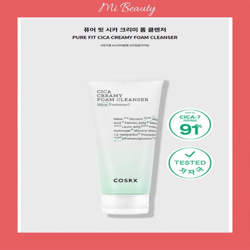 [Có sẵn-20ml] ❤️ SỮA RỬA MẶT COSRX CICA CREAMY FOAM CLEANSER 20ml