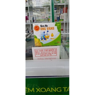 Si rô ho Ong vàng - Hỗ trợ giảm ho, lòng đàm - Hộp 30 gói
