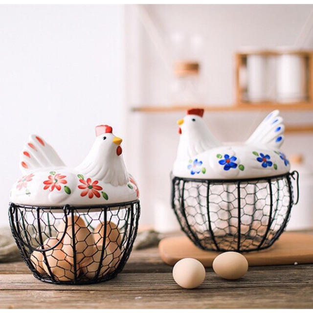 Giỏ đựng trứng gà mái mơ