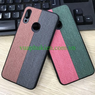 Ốp lưng chống sốc Huawei Honor 10 Lite viền dẻo lưng vải Millet