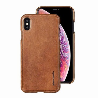 Ốp lưng iPhone XS Max da bò thật hiệu Pierre Cardin (Paris)