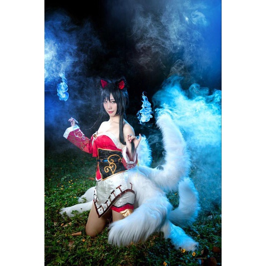 Set 9 Đuôi Hồ Ly - Hồ Ly Chín Đuôi Trắng Dài 100cm - 14968