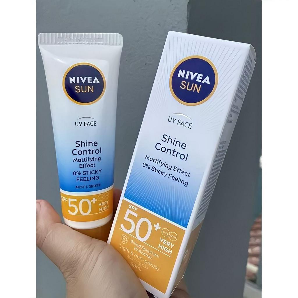 Kem chống nắng Nivea Shine Control SPF 50 UV Face Chính Hãng Úc