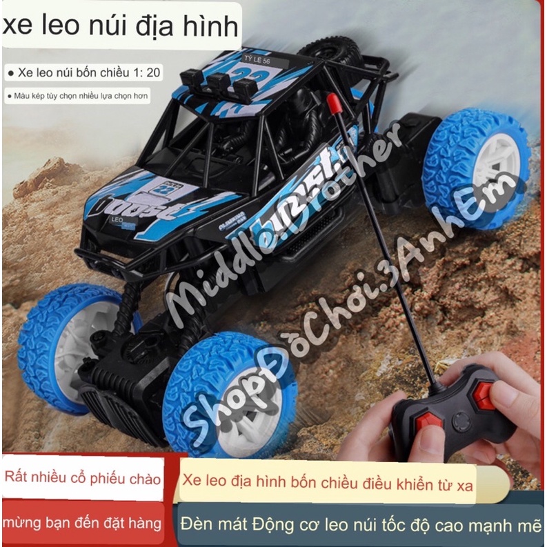 Xe địa hình leo núi điều khiển từ xa bốn chiều chống va đập, Xe ô tô điều khiển cho bé-BBMT
