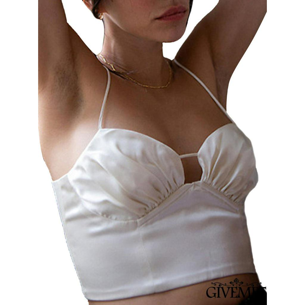 Áo Lửng Hai Dây Cổ Tim Quyến Rũ Dành Cho Nữ