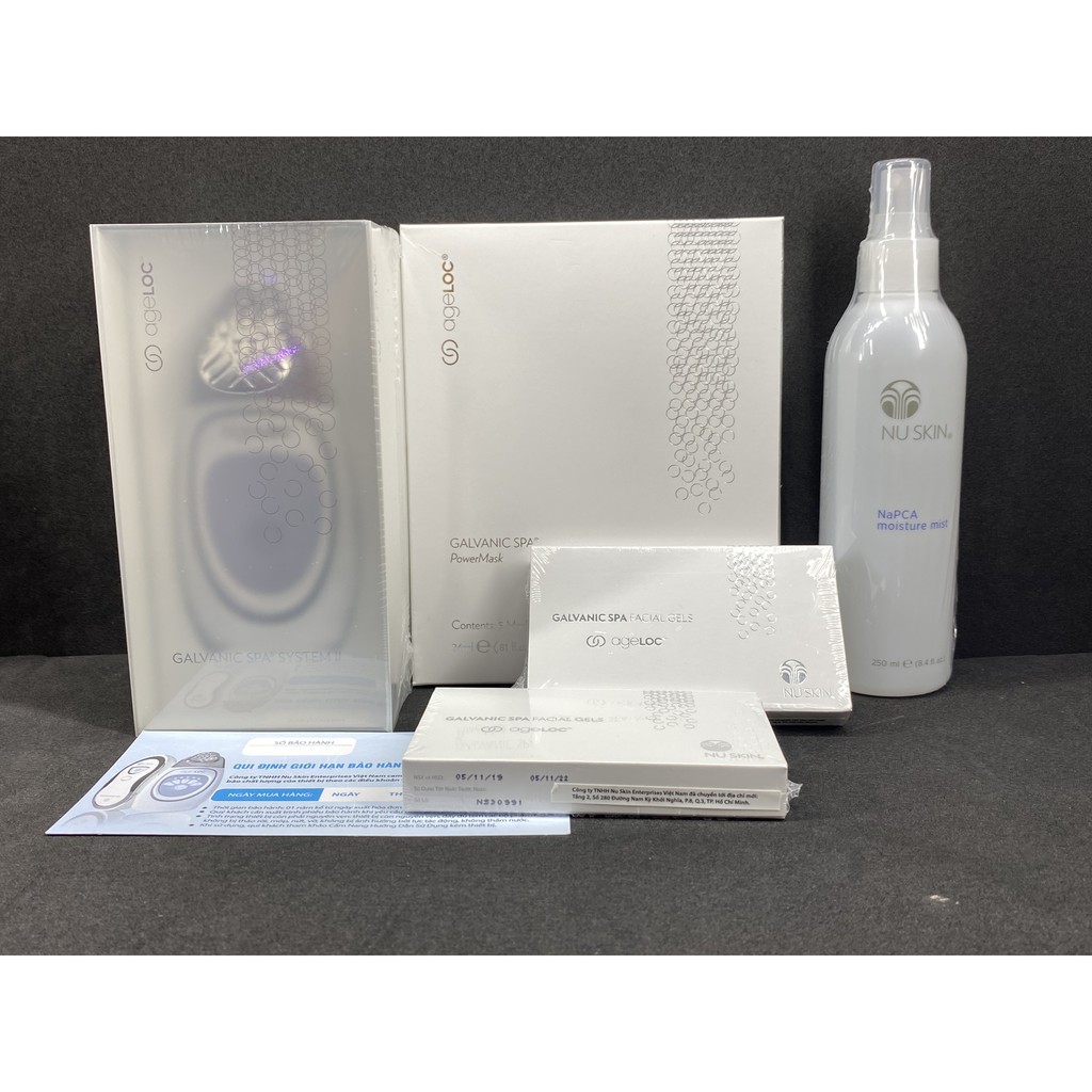 MÁY GALVANIC SPA NUSKIN - ĐẸP DA - NÂNG CƠ - XÓA NHĂN PHIÊN BẢN 2020