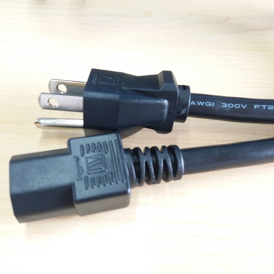 Dây nguồn C19 dài 3m chính hãng 3 x 2.08mm2-từ case vào màn hình