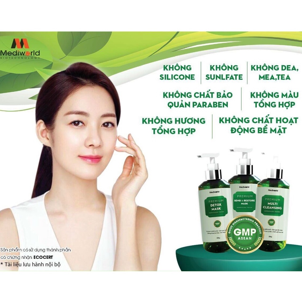 Premium Multi Cleansing sữa rửa mặt dịu nhẹ sạch sâu Mediworld