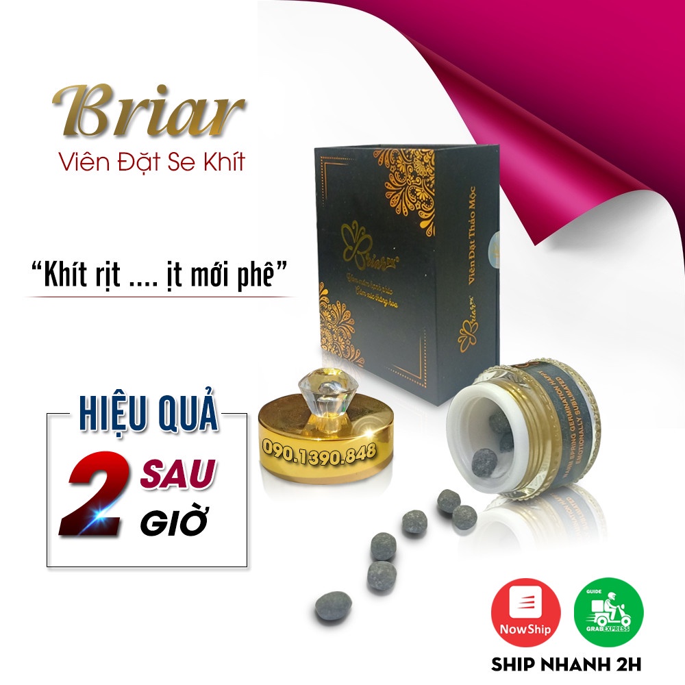 Hộp 10 Viên Dat Se Khjt và Làm Sạch Vùnq Kín Briar Pk [Che Tên SP Khi Giao Hàng]