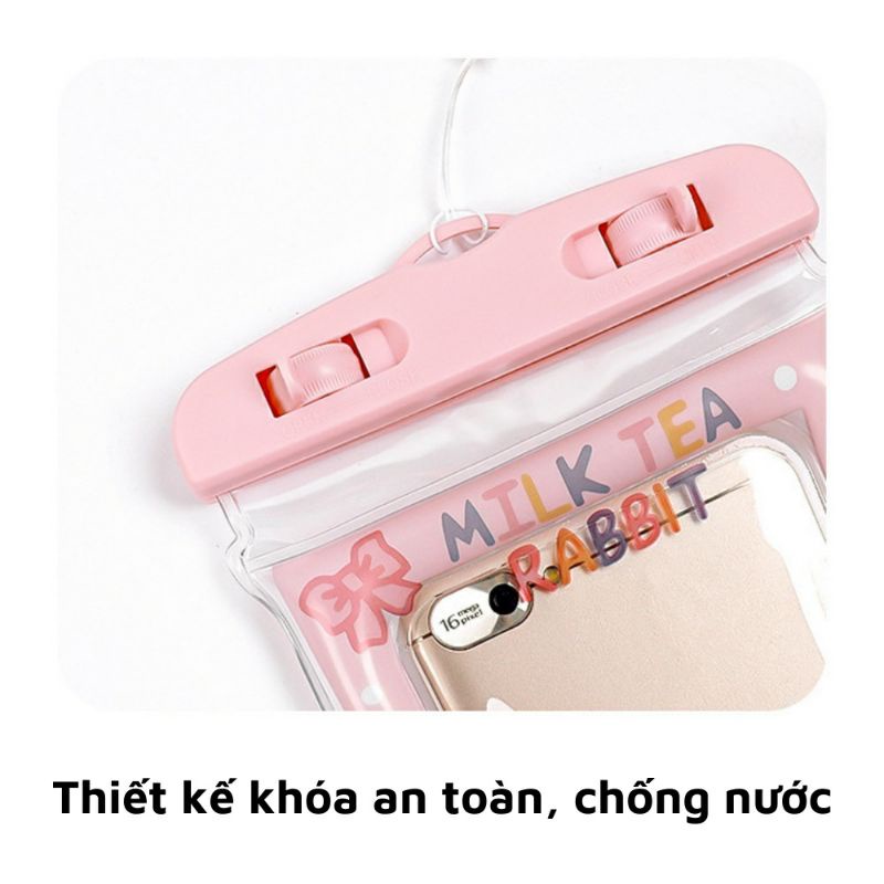 Túi chống nước điện thoại nhiều hình dễ thương