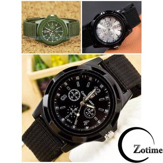 Đồng hồ nam nữ Zotime thời trang mặt tròn dây dù trẻ trung ZO72