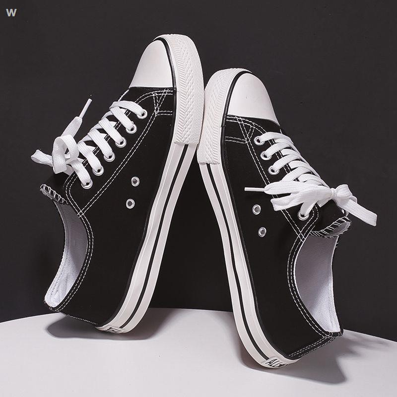 Giày thể thao Canvas cổ thấp phong cách Retro cho nam sinh | BigBuy360 - bigbuy360.vn