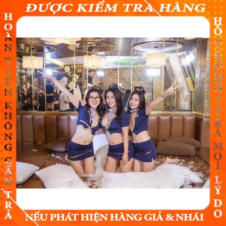 Bộ cosplay sexy nữ phi công trang phục nữ tiếp viên hàng không gợi cảm váy ngủ đầm ngủ sexy CP07 1044  okhucli