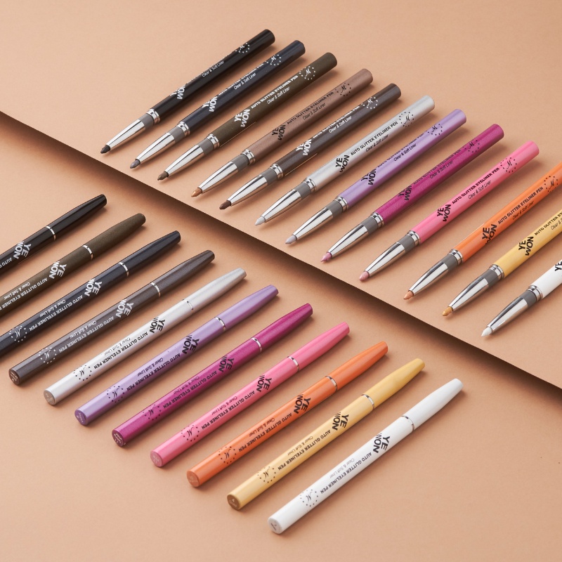 Chì kẻ mí nhũ Yewon Auto Glitter Eyeliner Pen,camelo,sang trọng.mã DB00045