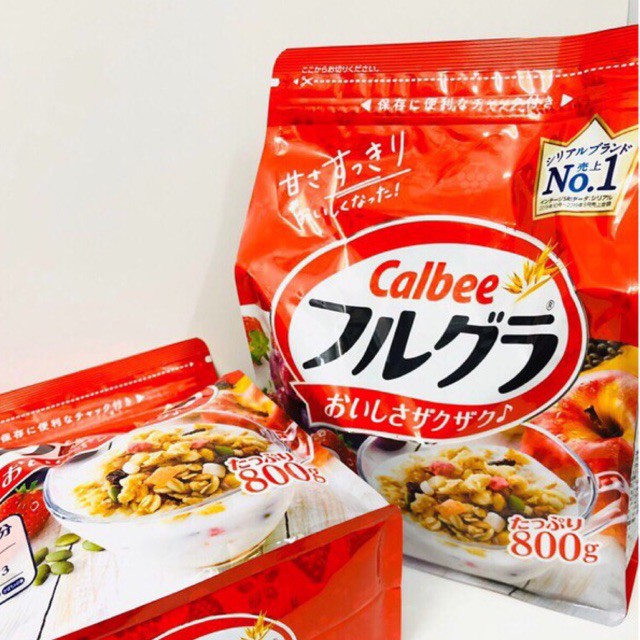[CHÍNH HÃNG] Ngũ cốc hoa quả Calbee nhập khẩu từ Nhật Bản, siêu ngon, date mới