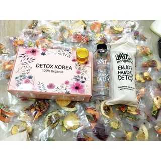 Hộp 30 Set Gói Trà Detox hoa quả sấy khô giảm cân, DETOX KOREA