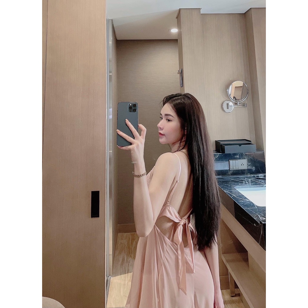 Váy ngủ 2 dây Embra xuyên thấu sexy EBV23