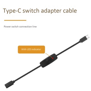 Công tắc USB Type C có đèn báo cho Raspberry Pi 4B