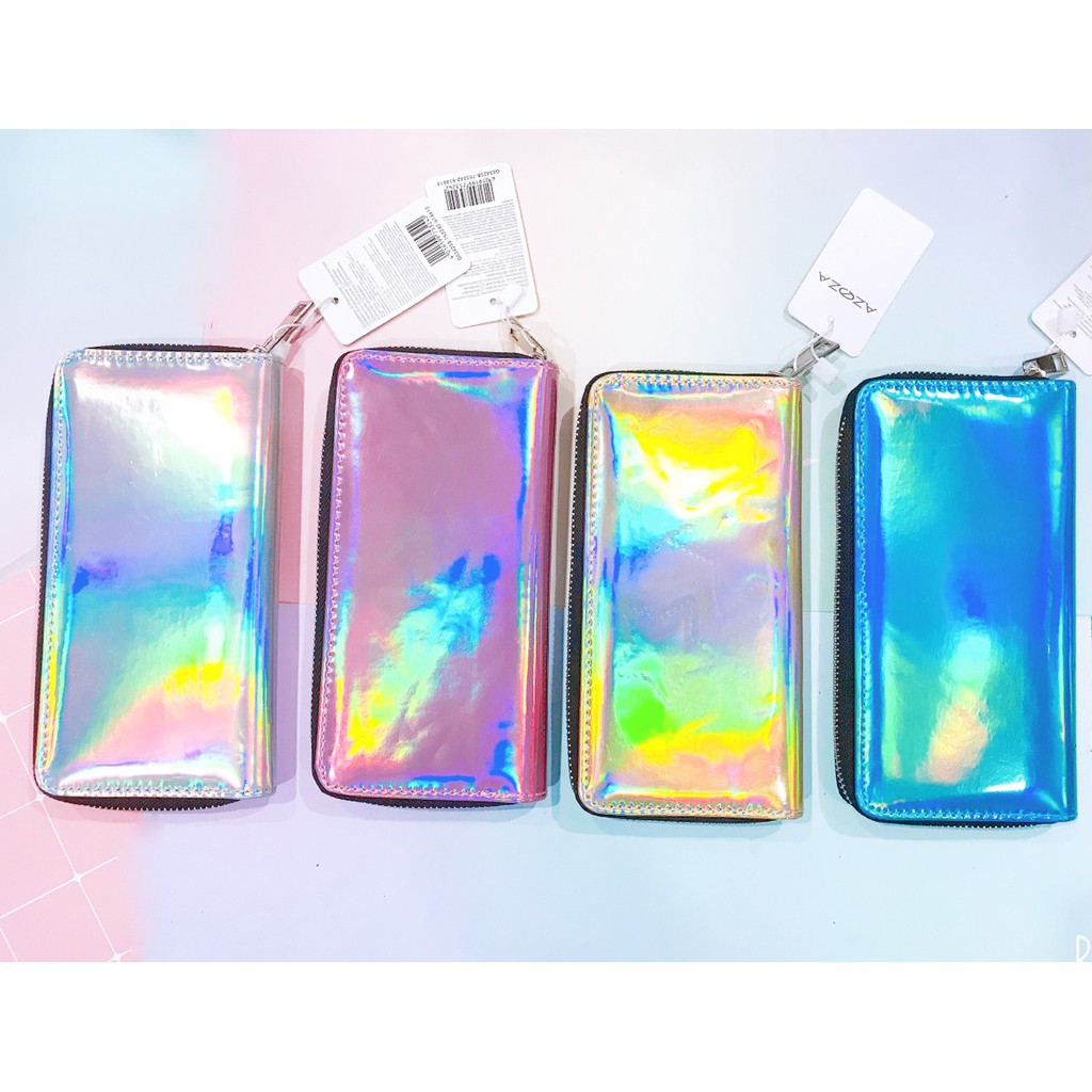 Ví sơn tùng mtp hologram VHI23 ví dẹt thời trang nhiều ngăn ví dáng dài cute dễ thương