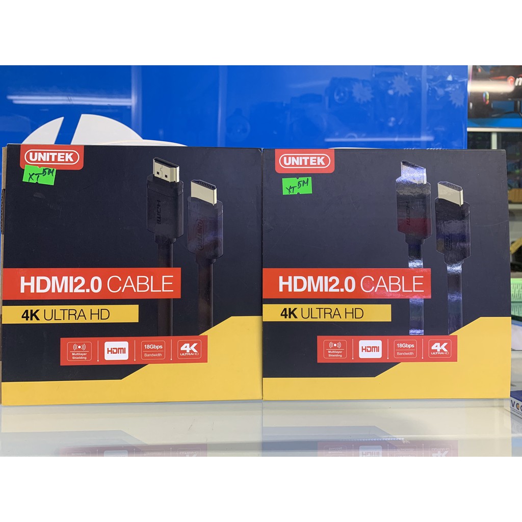 Cáp HDMI 5m Unitek Y-C140 Chính Hãng