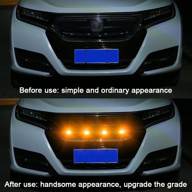 Đèn LED SEAMETAL RGB DRL ánh sáng vàng siêu sáng nhiều chế độ dành cho xe hơi