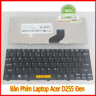 Bàn phím laptop acer mn d255 đen