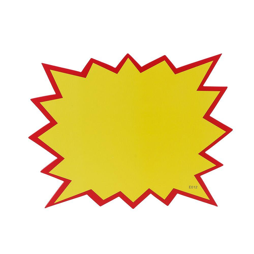 PEWANY Set 10 Thẻ Giấy Ghi Chú Giá Cả Phải Chăng Màu Vàng Đỏ Dùng Trong Siêu Thị