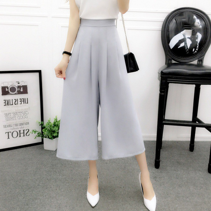 Quần Ống Rộng Lưng Thun Phong Cách Hàn Quốc Dành Cho Nữ | BigBuy360 - bigbuy360.vn